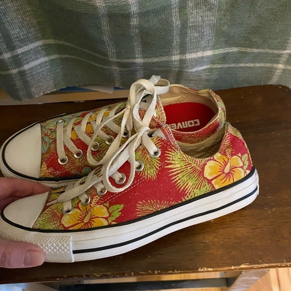 Converse all star summer vibes tropical print lows size 8 - Picture 4 of 8